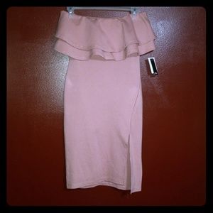 Strapless cocktail dress